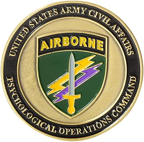 Командване по граждански дела и психологически операции на Армията на Съединените Щати (Въздушно-войски) противоречи на Монетата и Синя Кадифена кутия-витрина