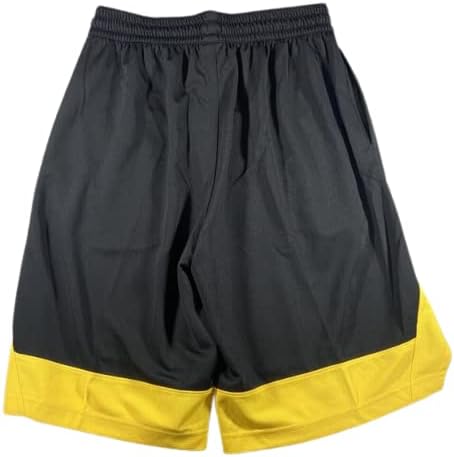 Мъжки баскетболни шорти Nike Dri-Fit Icon, Черно / Жълто, Размер XL