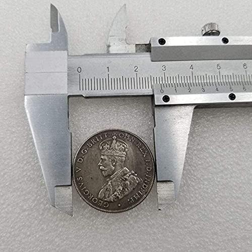 Старинни Занаяти 1932 Австралийската Месинг сребърно покритие старата Монета Чуждестранна Колекция от монети Възпоменателна