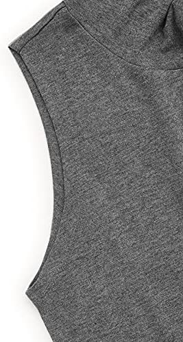 SweatyRocks Дамски Лятна Риза Без Ръкави С качулка, Тениска за спортни Упражнения, отличава със спокойна Дишаща