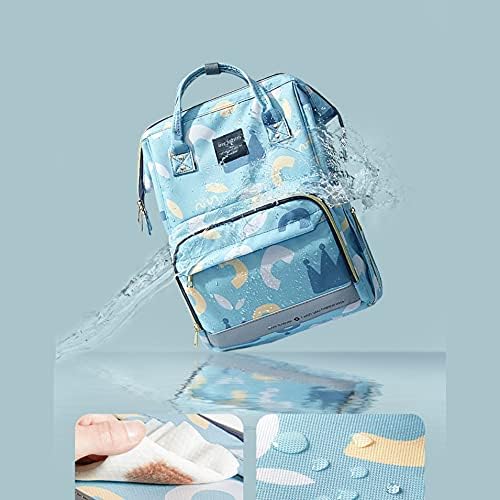 Раница-чанта за майките с USB порт за зареждане, Светоотражающей чанта за пелени и Детска Раница за стоки от първа необходимост