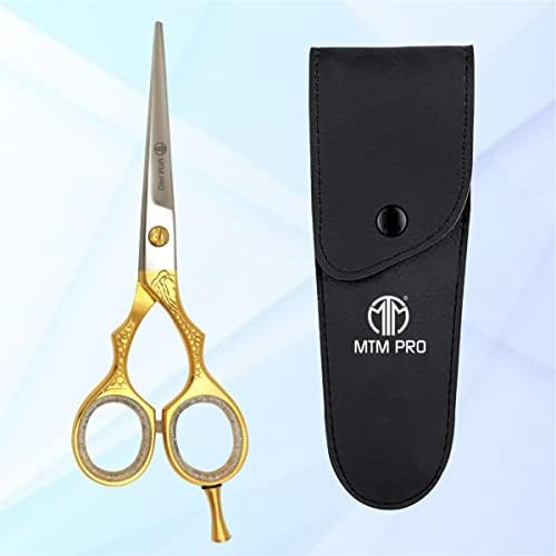 Ножица за подстригване на коса MTM PRO, 6,5-Инчов Професионални Фризьорски Ножици от Неръждаема Стомана, както за интериора,
