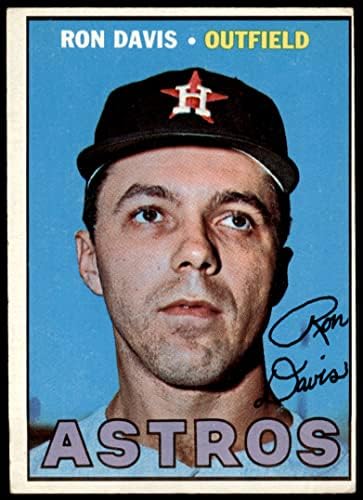 1967 Topps # 298 xDOT Рон Дейвис в Хюстън Астрос (Бейзболна картичка) (Без бяла ивица от лявото ухо) ДОБЪР Астрос