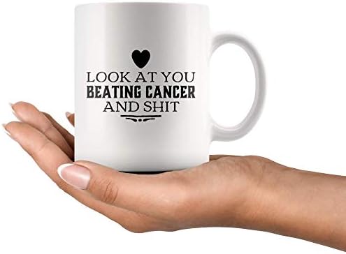 Panvola Виж как ти Побеждаешь рак И Информираността на оцелелите след рак на Керамични Кафеена Чаша Мотивационен Вдъхновяващи