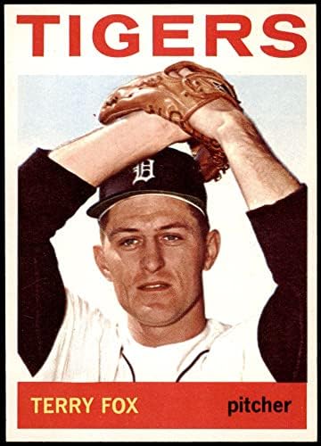 1964 Topps # 387 Тери Фокс Детройт Тайгърс (бейзболна картичка) Ню Йорк/MT Тайгърс