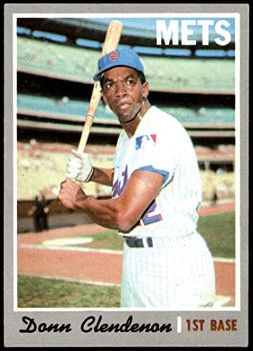 1970 Topps # 280 от Дон Кленденон Ню Йорк Метс (Бейзболна картичка) EX/MT + Метс