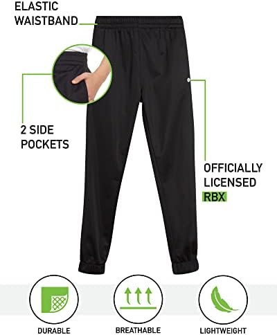 Спортни панталони RBX за момчетата - 2 комплекта активни потници панталони за джогинг (Размер: 2T-20)