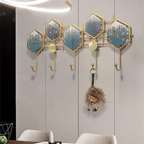 SJYDQ Творчески Врата Висящи рафтове за верандата в Скандинавски стил, Метална Кука за завеси за душ (Цвят: A, размер: