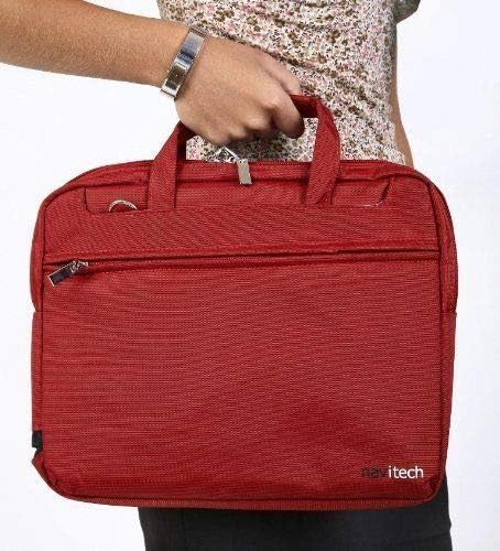 Калъф / чанта за таблет Navitech Red, който е Съвместим с графичен таблета за рисуване Simbans PicassoTab Android - 10