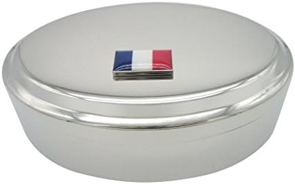 Ковчег За Бижута с Окачване от Френски Флаг, Овални Финансирани