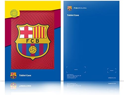 Дизайн на седалките за главата, Официално лицензиран FC Barcelona Third 2019/20 Герб Kit, Мек Гелевый калъф, Съвместим с Fire HD 10 (2017)