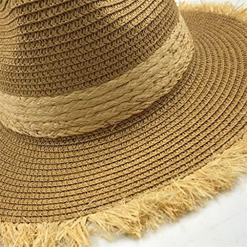 Закупуване на Летните Ежедневни Слънчеви шапки от Лико за Жени, Модни Джаз Сламена шапка за Мъже, Плажна Слънцезащитна