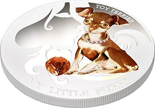 2013 на Фиджи - Кучета и Котки - брой 3 - Малкото Ми Кученце - Една Териер - 1 унция - Сребърна монета - 2 долара, без