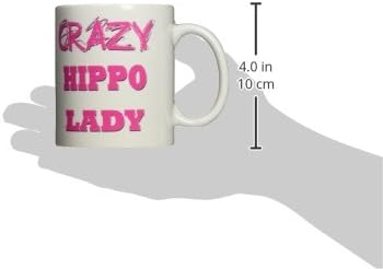 3D Дизайн на блондинки с Луд палеца, Сочи Назад Дама - Луд Хипопотама Lady - Чаши (mug_175107_1)