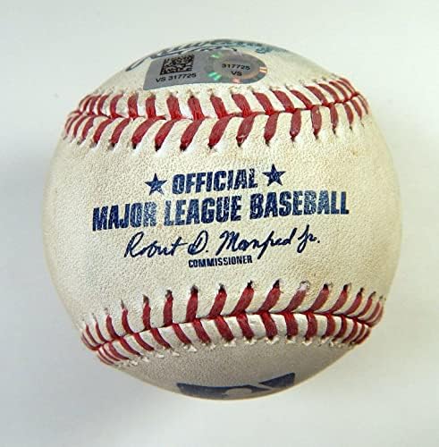 2021 Сан Франциско Джайентс Скалистите Планини Използвана Бейзбол Антъни Десклафани 739 - Използваните Бейзболни топки