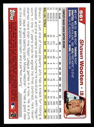 2004 Topps 561 Шон Вутен Филаделфия Филис (Бейзболна картичка) Ню Йорк / MT Phillies