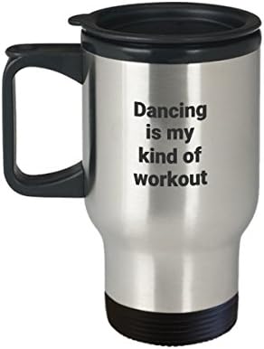 Чаша за танци и пътувания - Забавно Термоизолированная Чаша за Танци от неръждаема стомана My Kind of Workout, Подарък