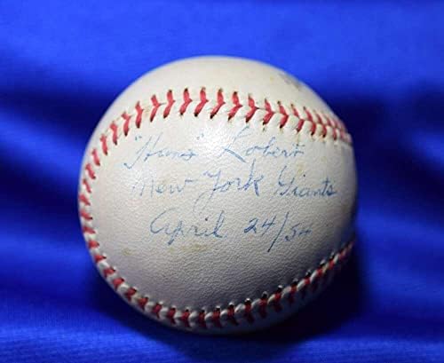 Сертификат Hans Lobert JSA с Автограф на Южната лига бейзбол - Бейзболни топки с автографи