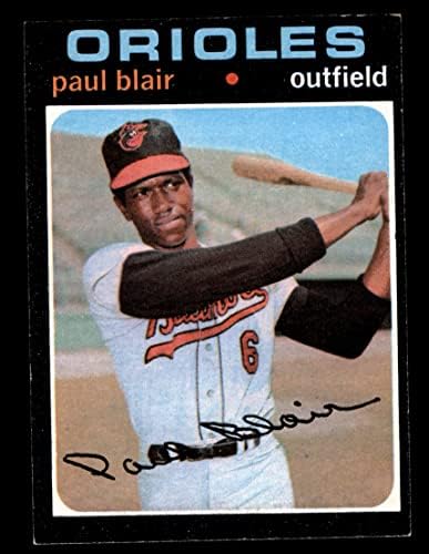 1971 Topps 53 Пол Блеър Балтимор Ориълс (Бейзболна картичка), БИВШ Ориълс