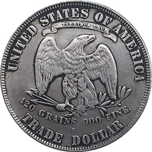 Търговска Доларова Монета 1875-Те години на копие на Копие на Подарък за Него