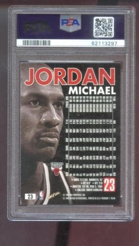 1998-99 Skybox Premium 23 Баскетболно карта на Майкъл Джордан PSA 7 категория NBA 98-99 - Баскетболни карта, без подпис