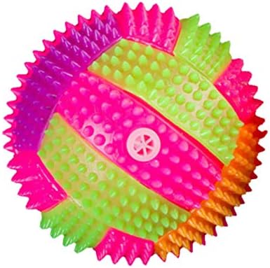Играчката топки за кучета TOYANDONA, Светеща Скрипучая играчки за домашни животни (Случаен цвят)