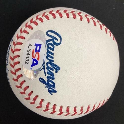 Майк Пъстърва подписа автограф на бейзболен клуб OML Angels All-Star ROY SS MVP PSA / Бейзболни топки с ДНК-автограф