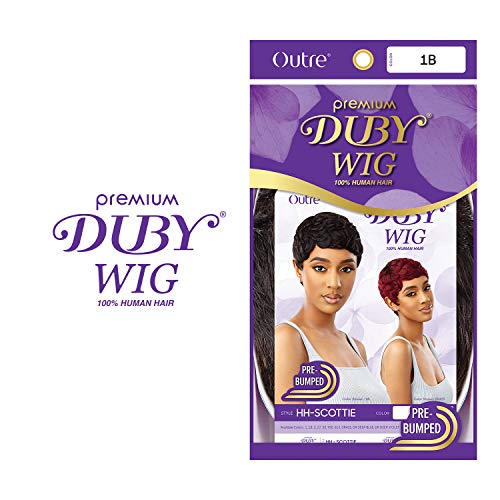 Луксозен перука от човешка коса премиум-клас Duby, предварително изработени HH-Scottie (2)
