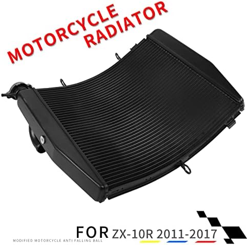Радиатор мотоциклет Hunter-Bike Резервоар за вода Алуминиев Охладител на двигателя-Съвместим с Kawasaki Ninja ZX-10R