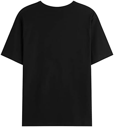 Тениска за Мъже, Ежедневни Лятна Тениска с Къс Ръкав, Графична Тениска с Кръгло деколте, Модерни Плажни Ризи с Принтом